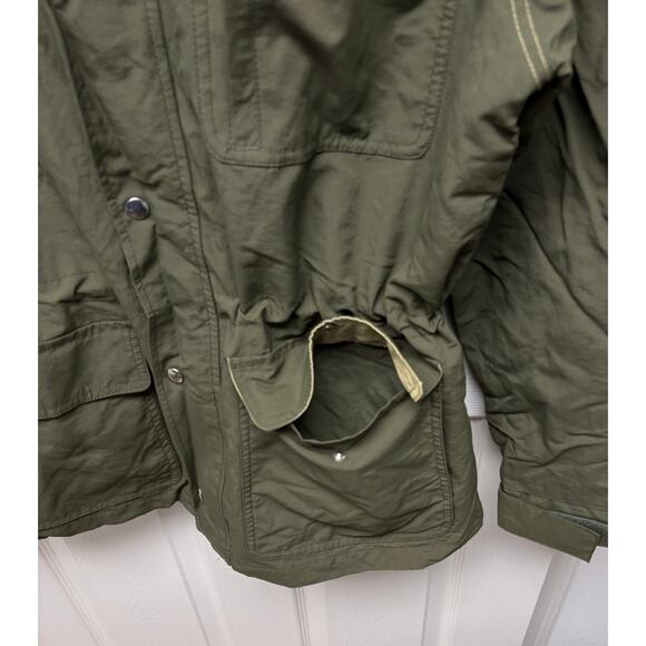 St. John's Bay Parka, Hooded Shell, Drawstring Waist, Windbreaker, Men's Size L - Picture 5 of 9